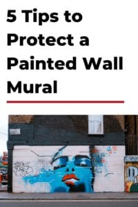 mural on the wall pin