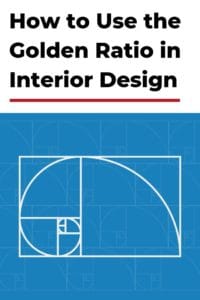 golden ratio in interior design