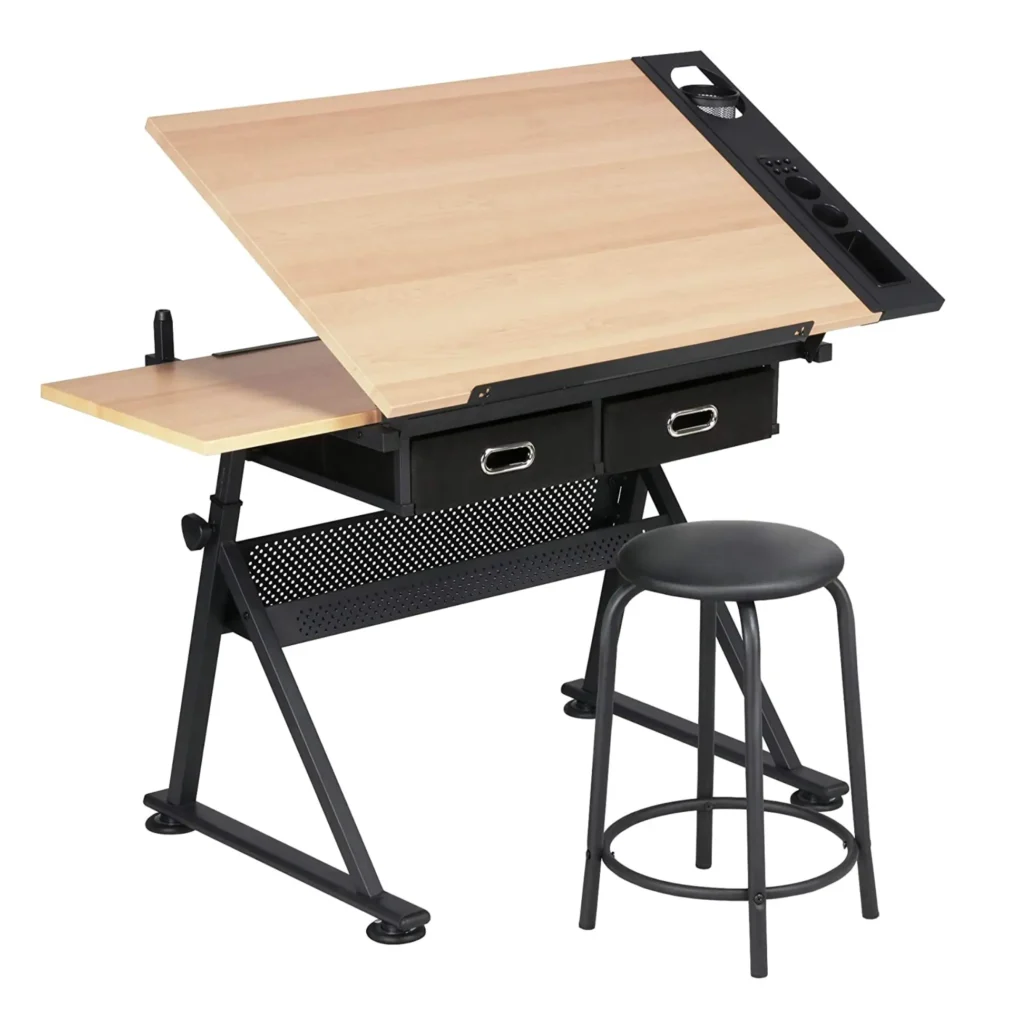 yaheetech adjustable drafting table