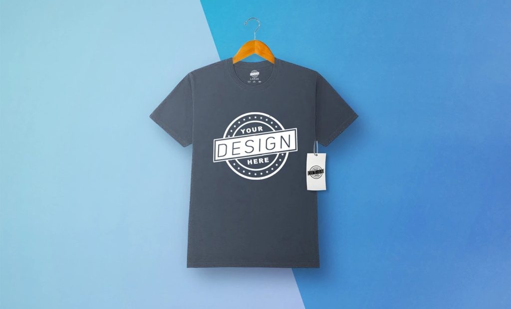 flat t-shirt mockup