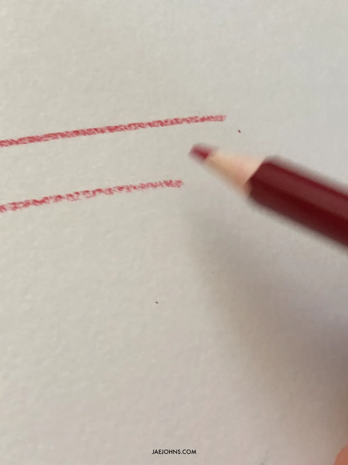 drawing sharp lines with colored pencils