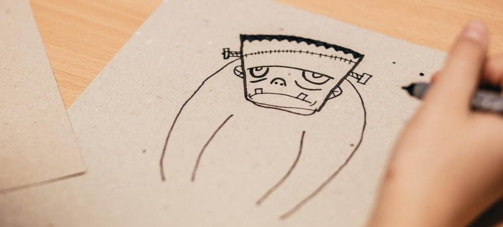 frankensteins monster drawing game