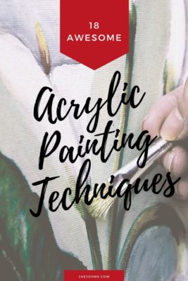 18 Awesome Acrylic Painting Techniques on Canvas