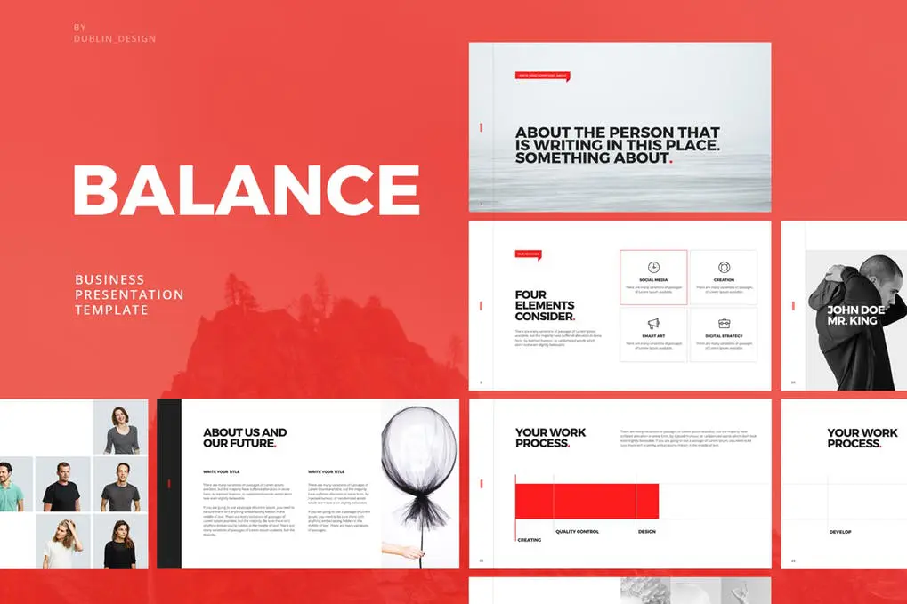 balance presentation template