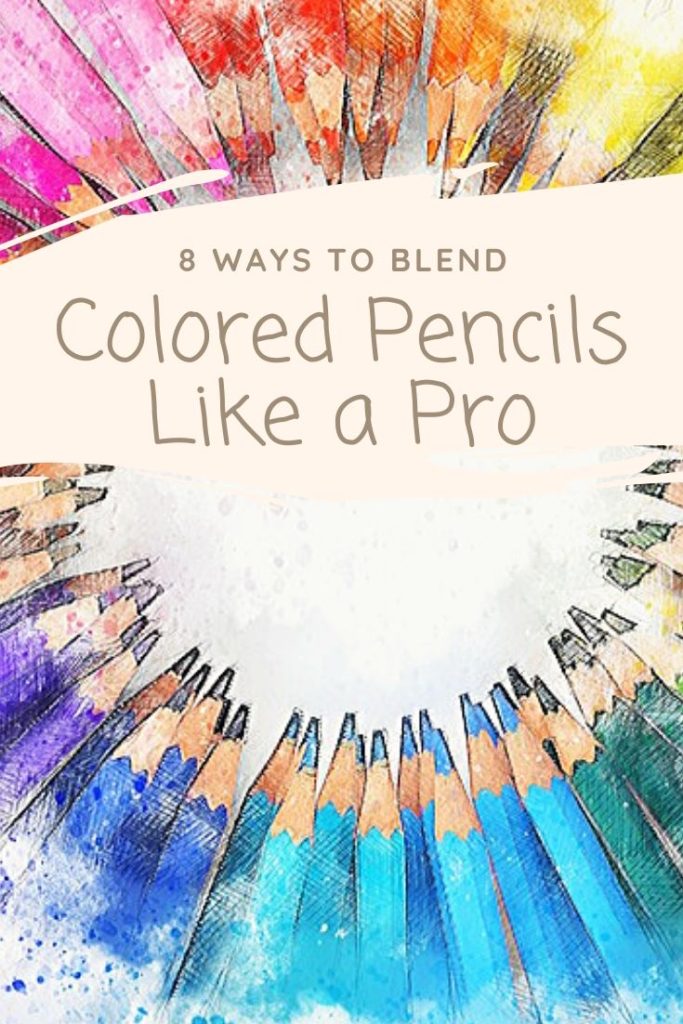 how to blend colored pencil pin