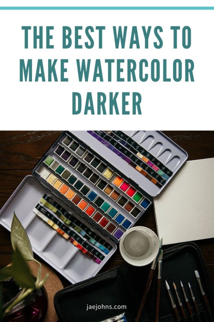 dark watercolor