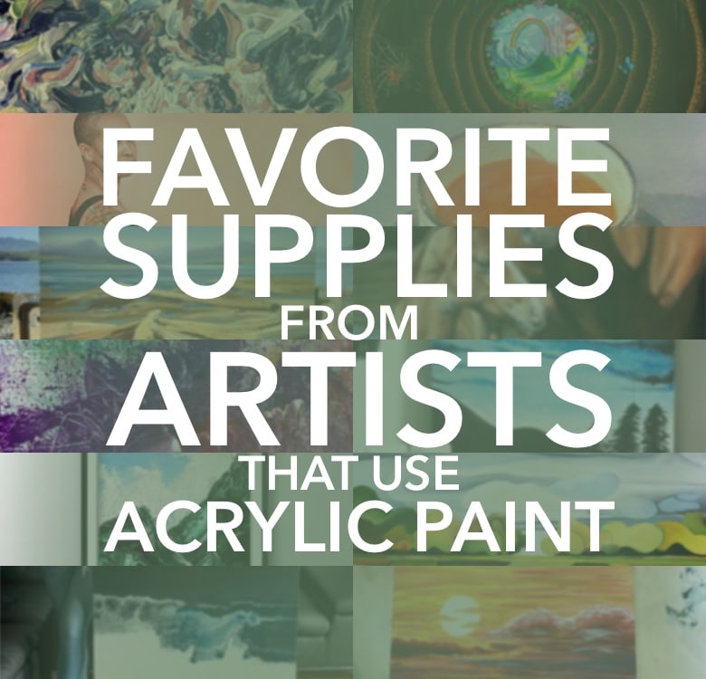 artist that use acrylic paint