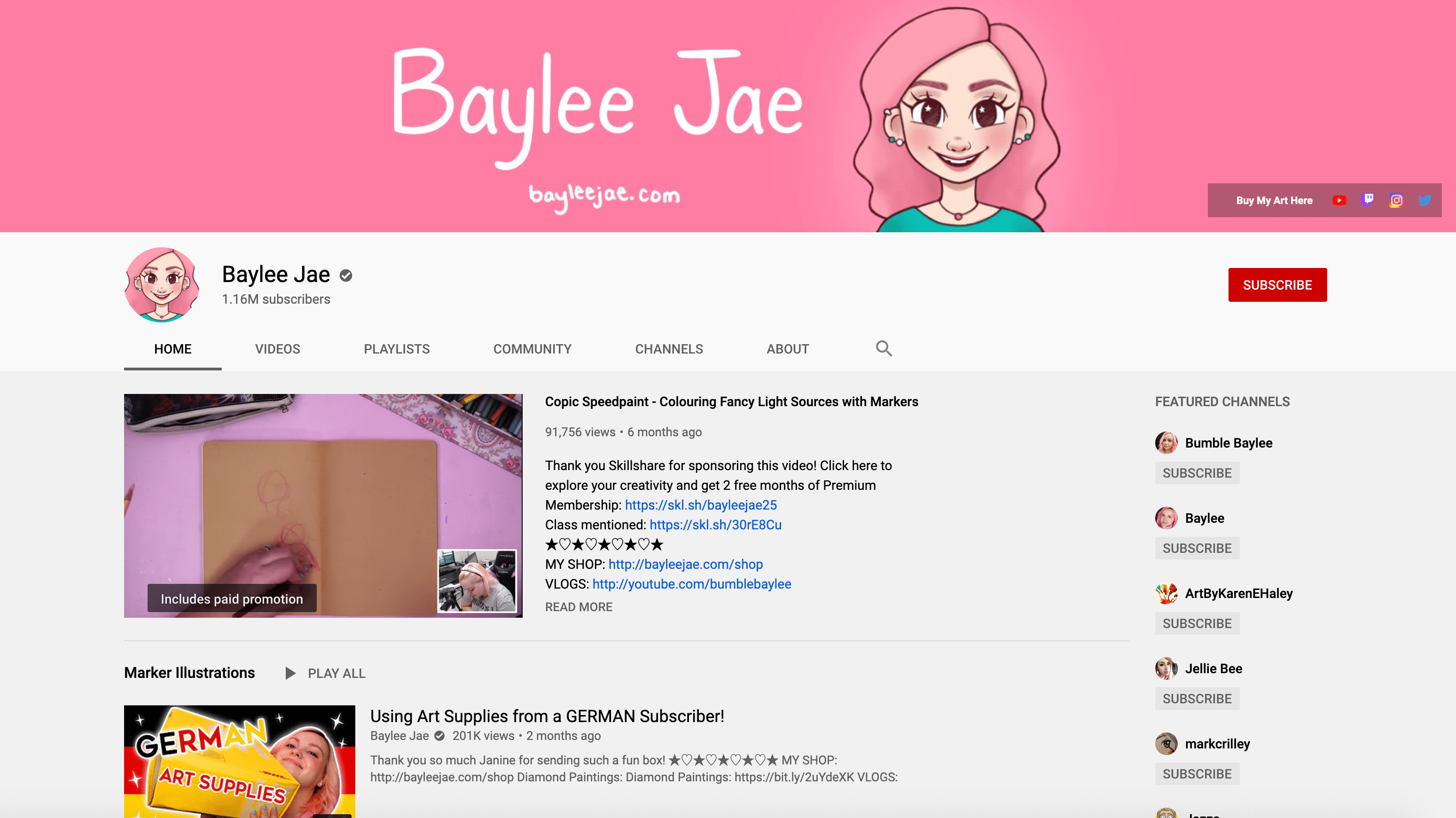 Bayless Jae YouTube Channel