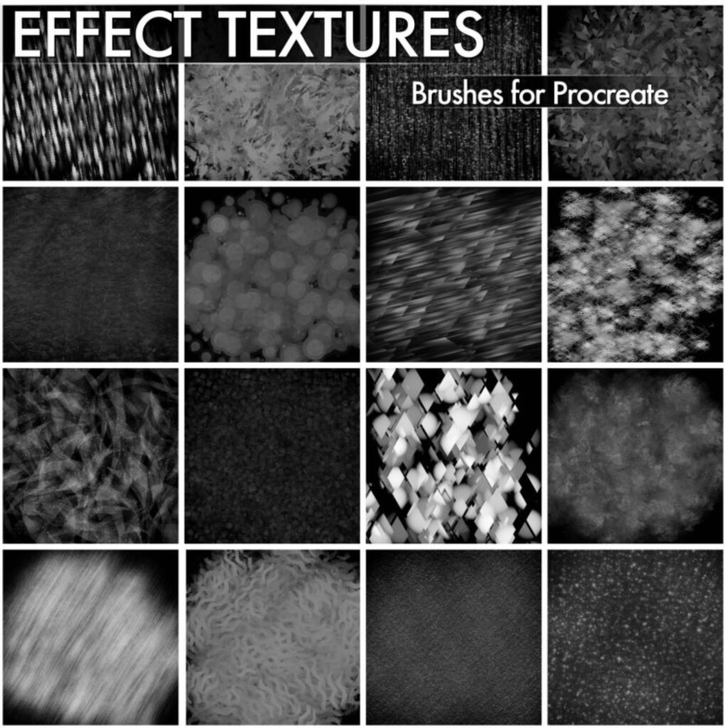 effect texture brushes 16 pack