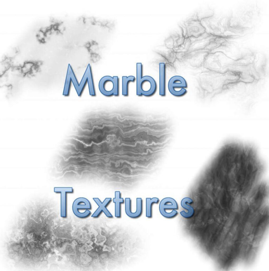 marble texture brushes 5 pack