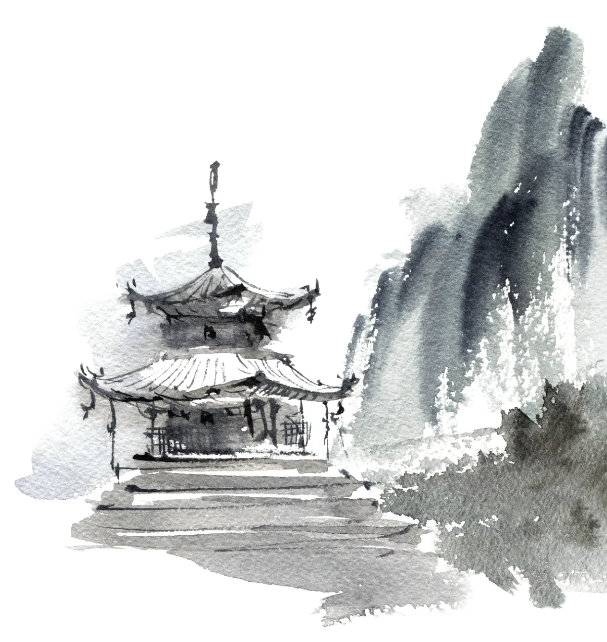 chinese temple painting