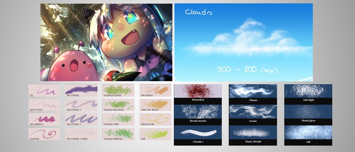 40 Best Free Clip Studio Paint Brushes - Jae Johns