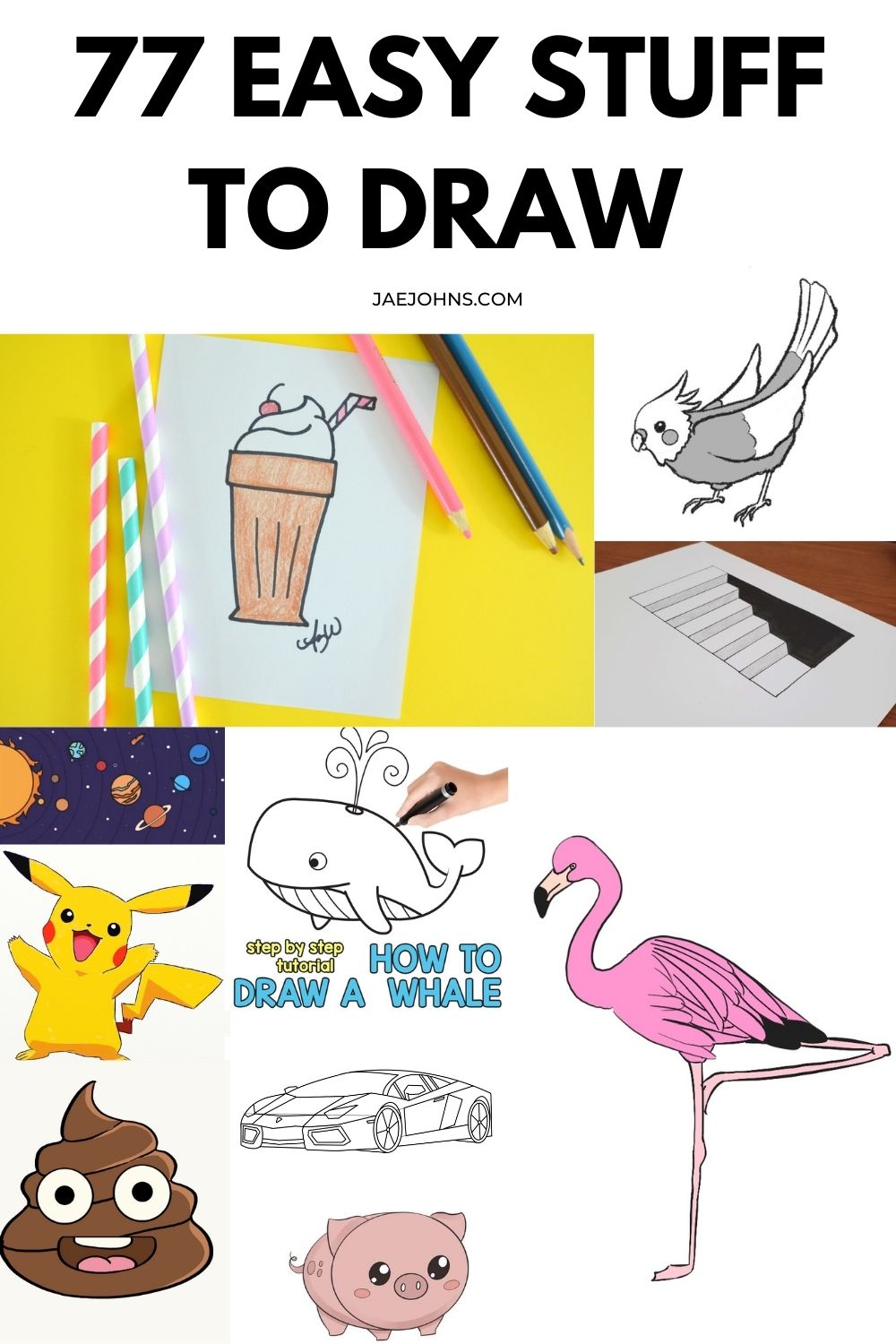 how to draw something easy step by step