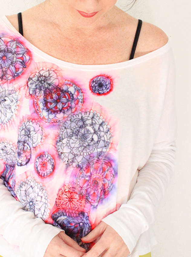 how to decorate a shirt with sharpie