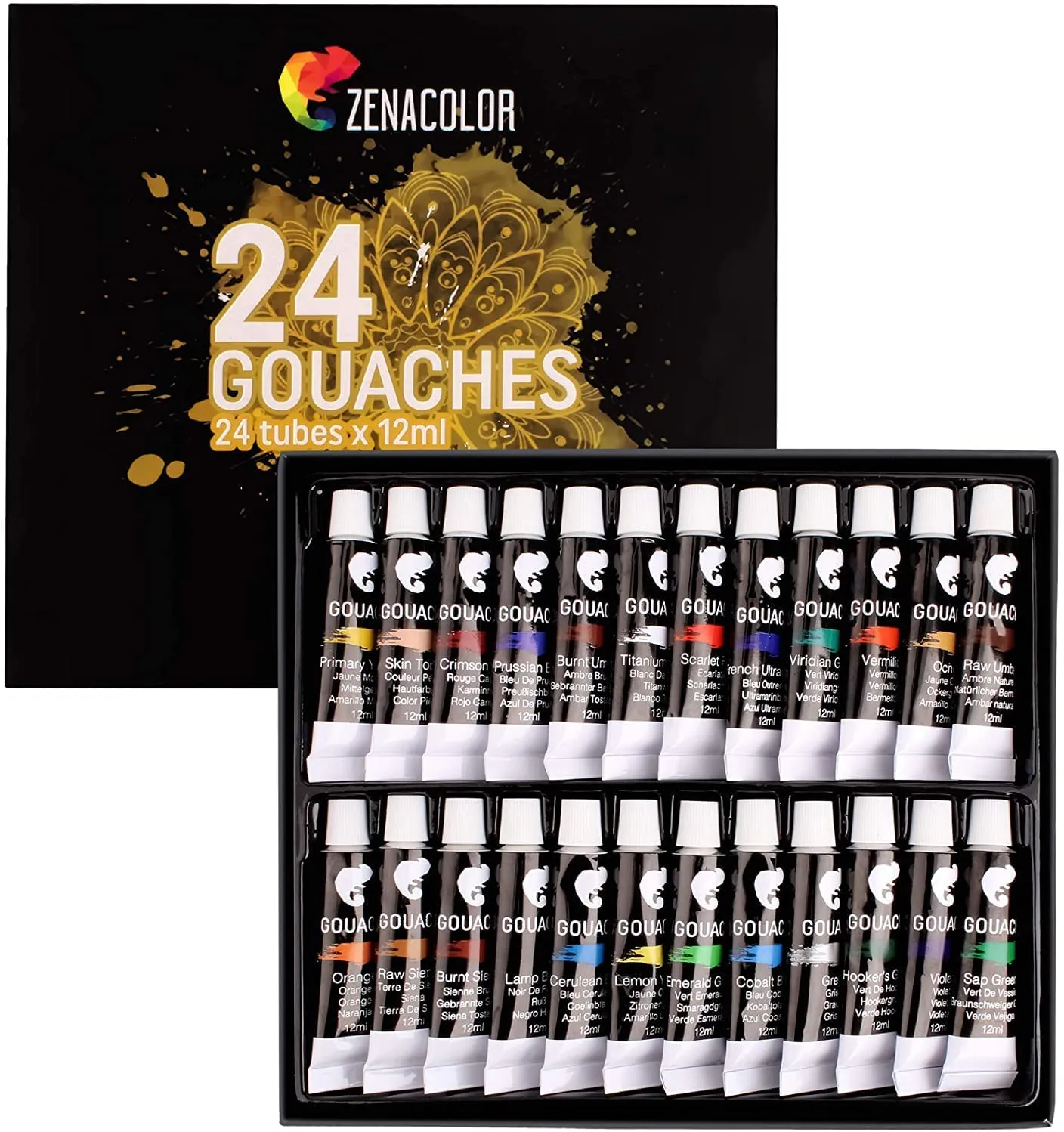 zenacolor gouache paint