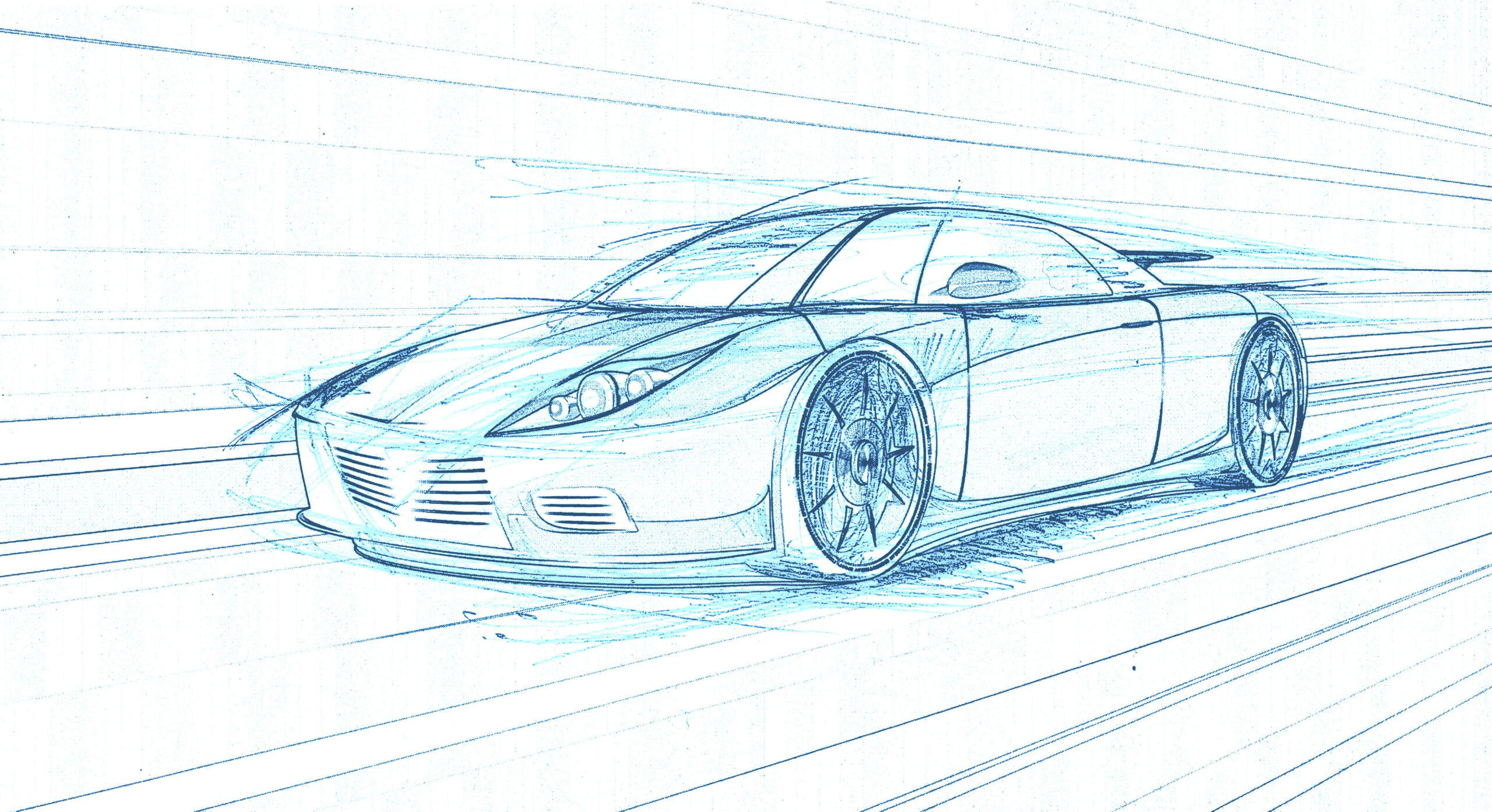 draw cars in perspective