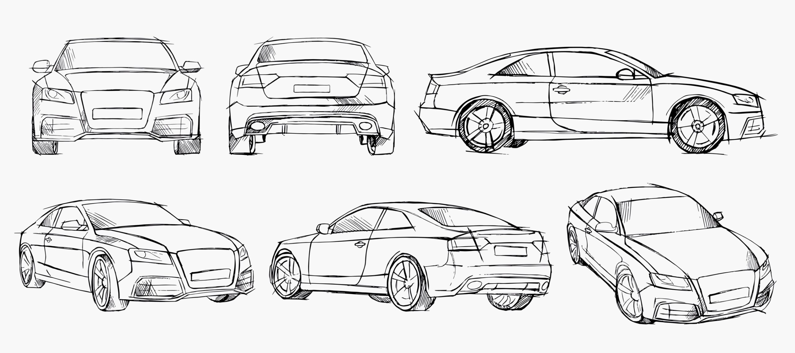 25 Easy Car Drawing Ideas  How to Draw a Car  Blitsy