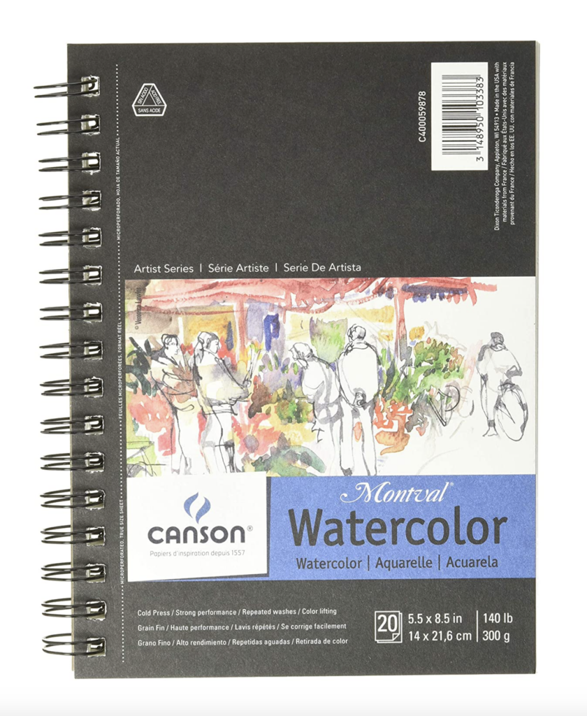 canson artist series watercolor pad