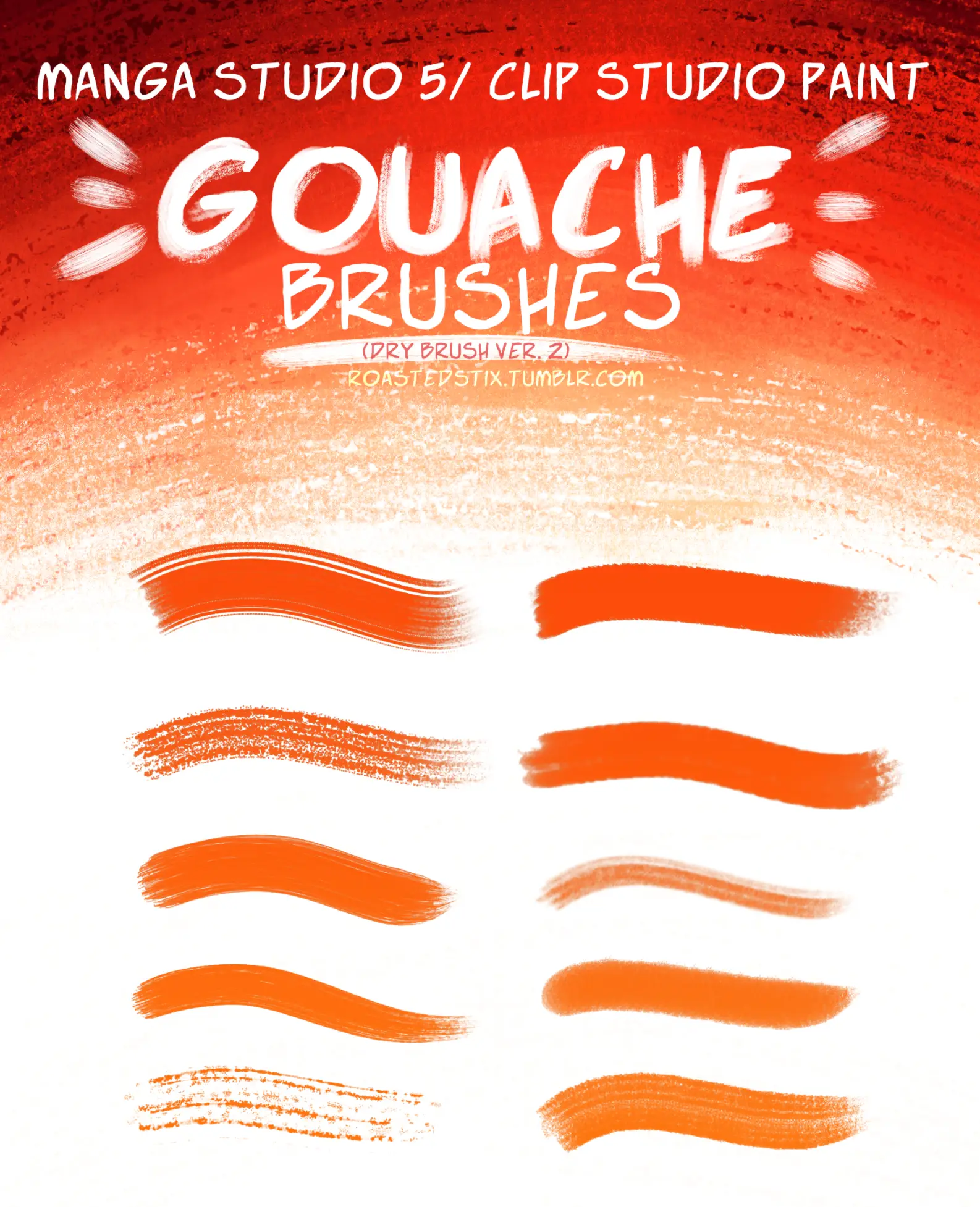 gouache brushes