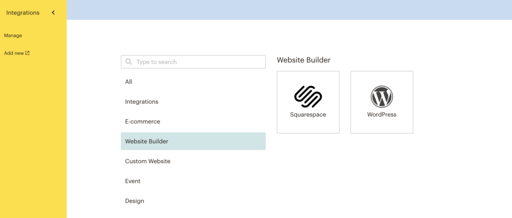 mailchimp vs flodesk: mailchimp squarespace integration