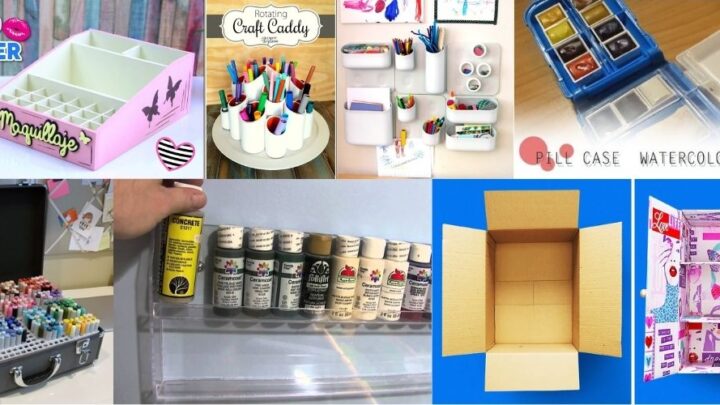 39 Brilliant Ways to Organize Your Art Supplies