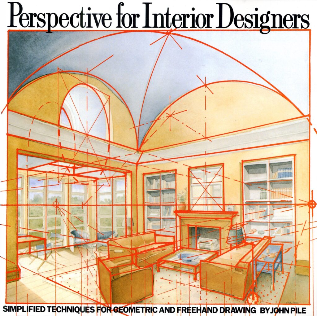 drawing perspective books for interior designers