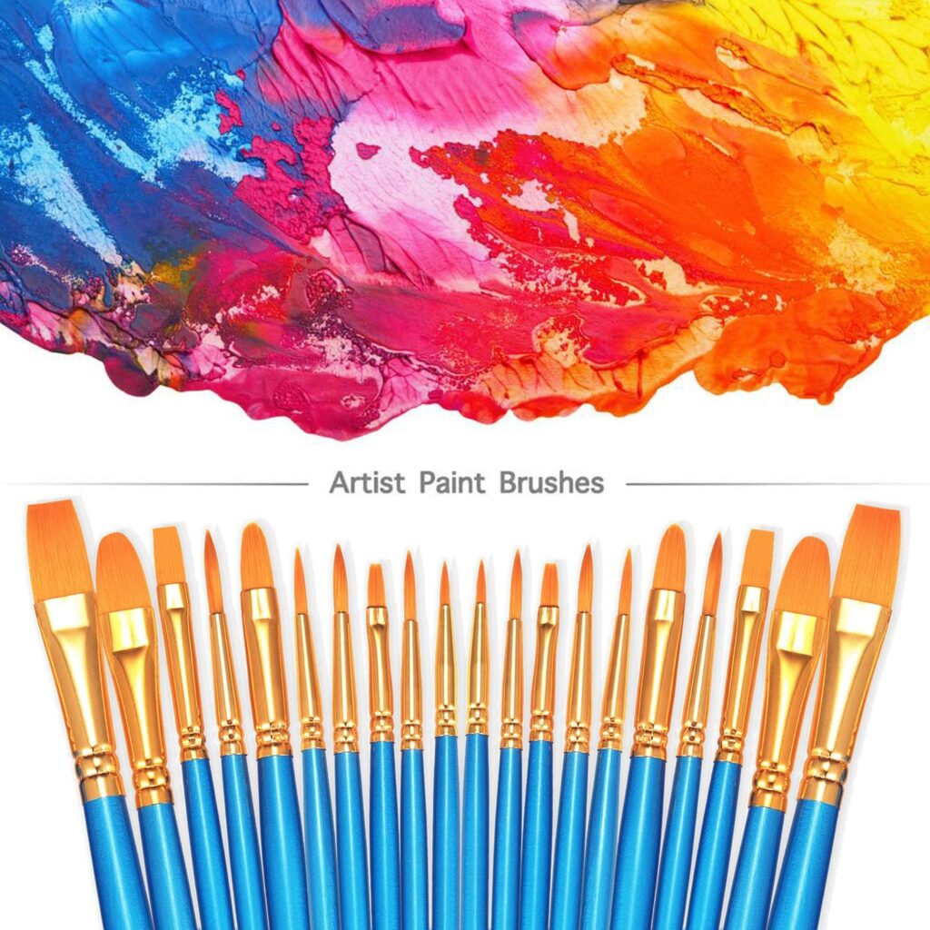 bosobo acrylic paint brushes set