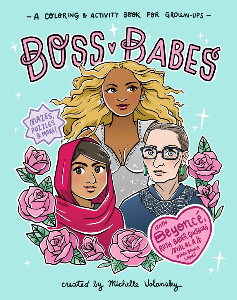 boss babes adult coloring book