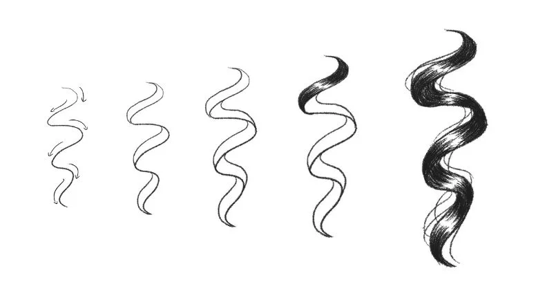 How to Draw Curly Hair Like a Master - Jae Johns