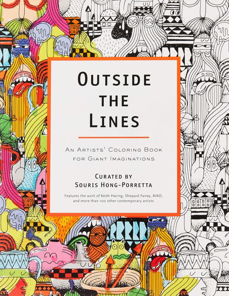 outside the lines adult coloring book