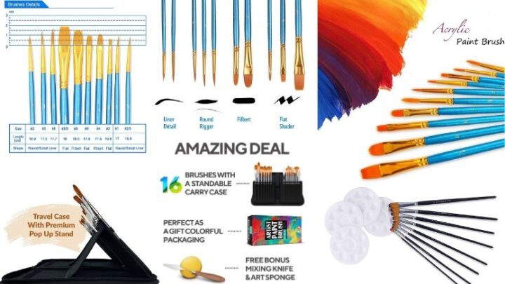 27+ Top Acrylic Paint Brushes Pros Recommend