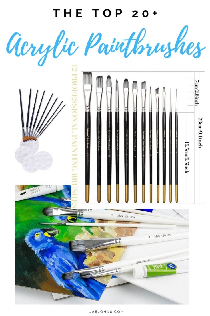 27+ Top Acrylic Paint Brushes Pros Jae Johns