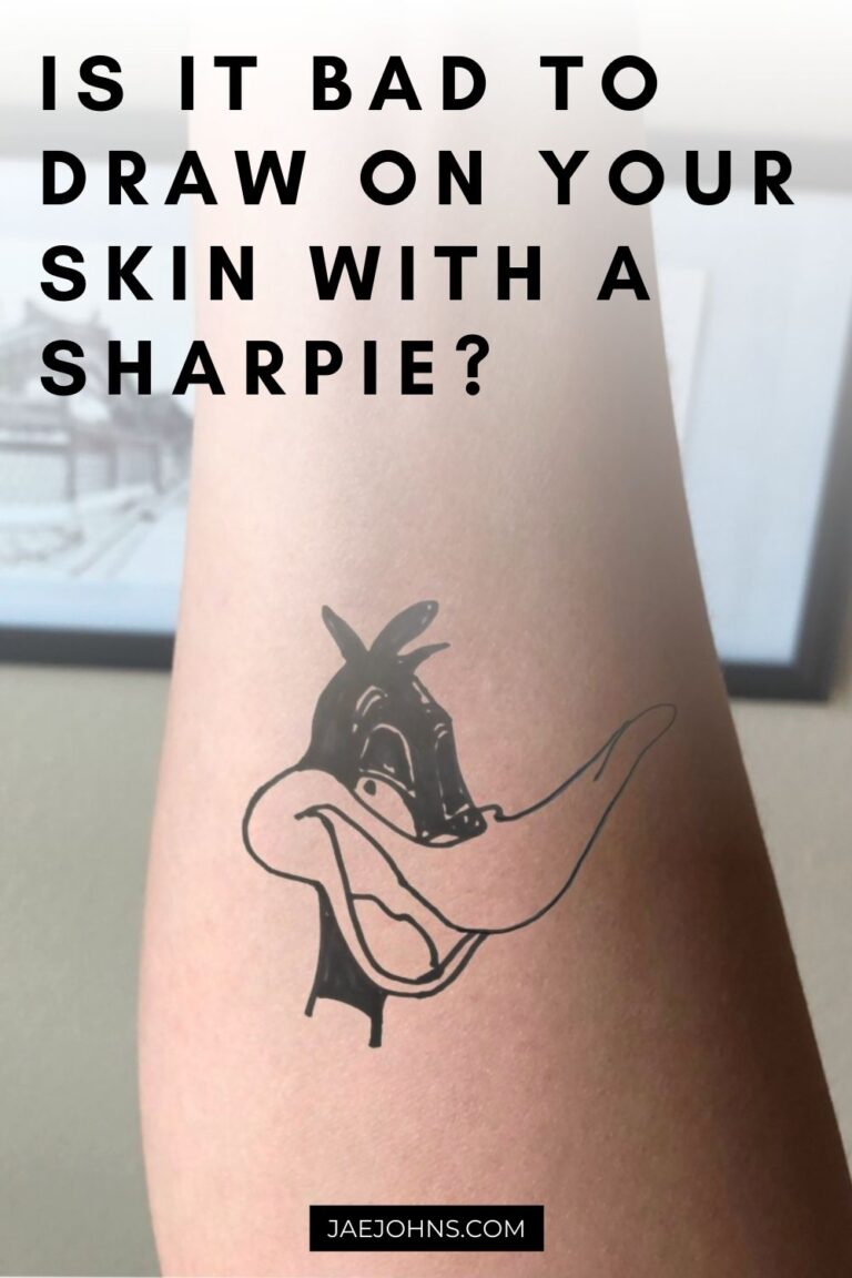 Can Drawing on Yourself with a Sharpie Hurt You?