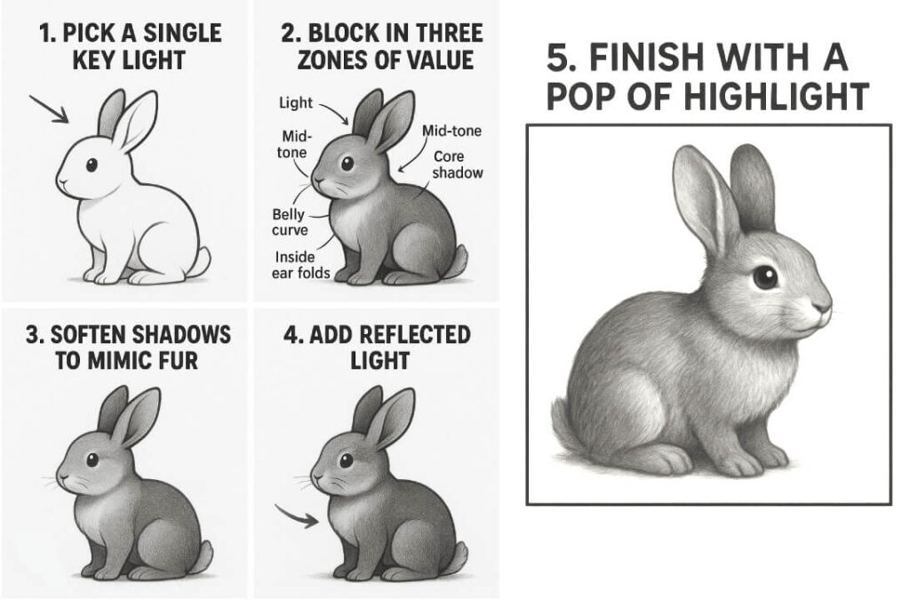 shading a bunny
