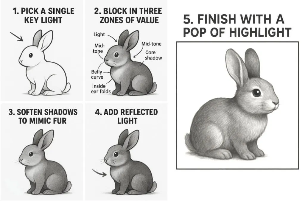 shading a bunny