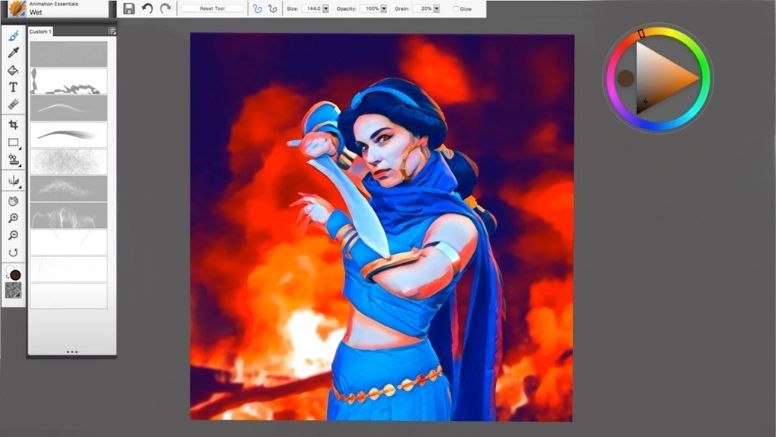 corel painter animation