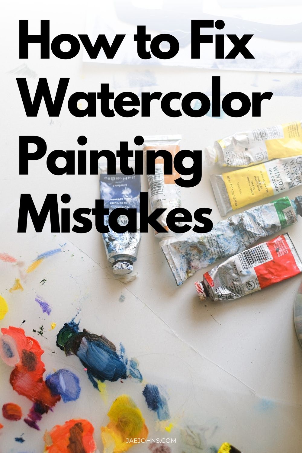 fix watercolor painting mistakes