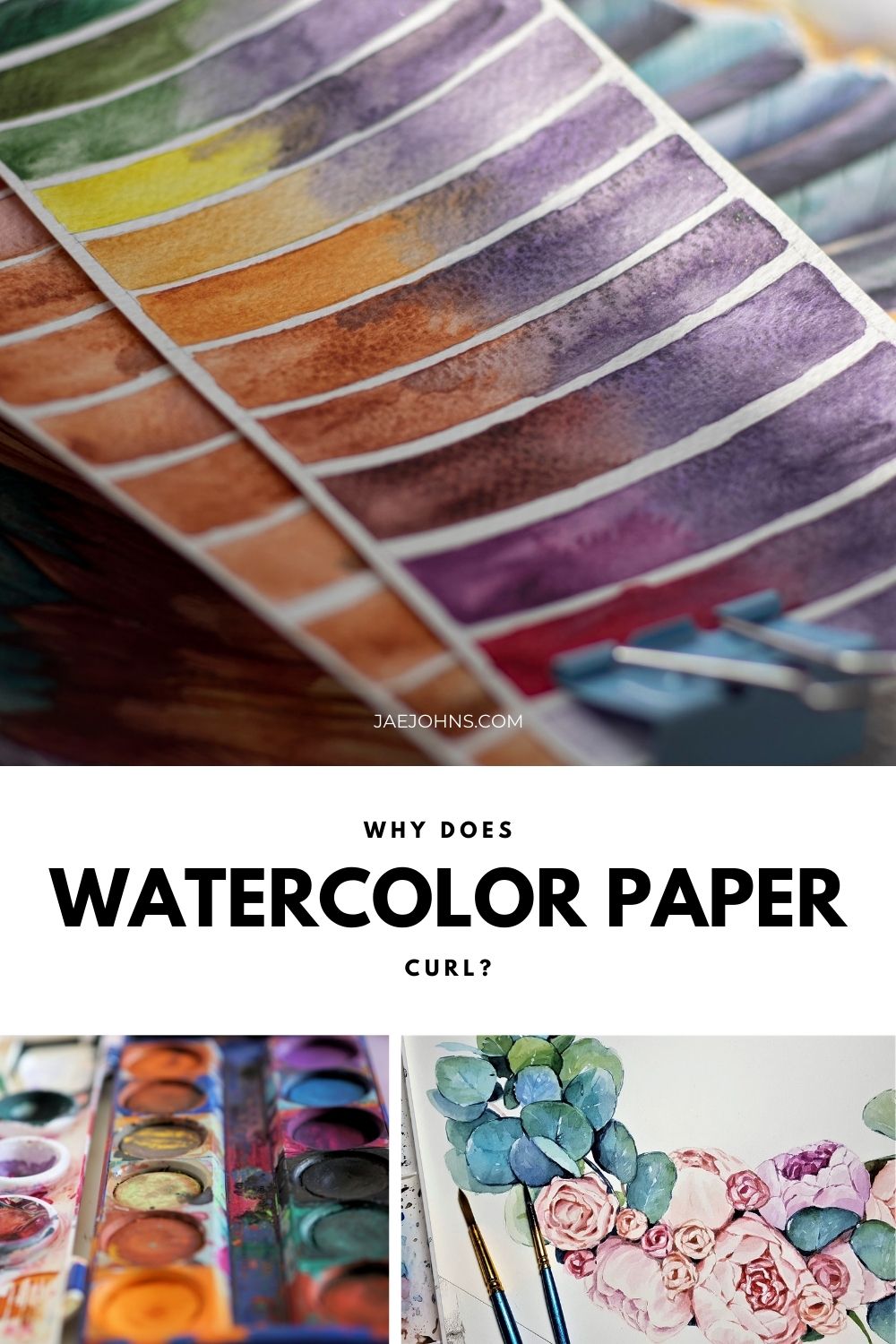 why does watercolor paper curl