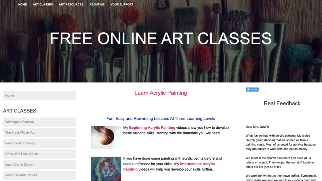 free online art classes