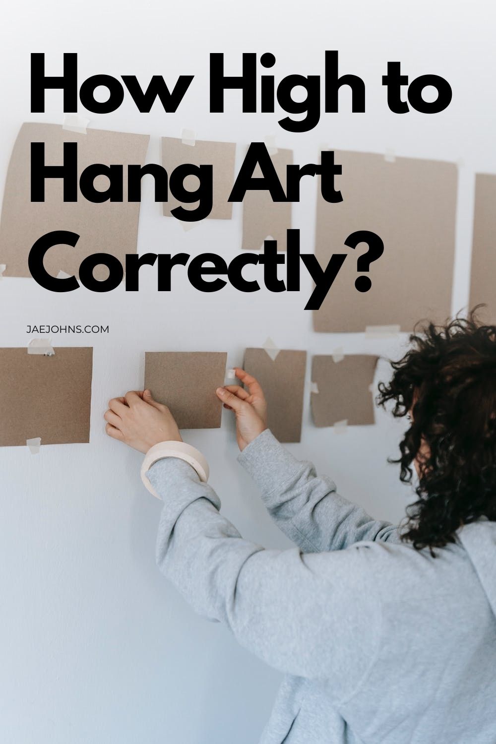 how high to hang art
