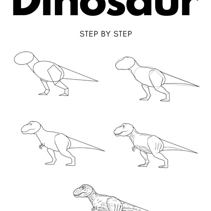 How To Draw Realistic Dinosaurs: Learn How to Sketch Fantastic Dinosaurs  with These Easiest and Simplest Step-by-Step Techniques : Farmer, Vania:  Amazon.co.uk: Books