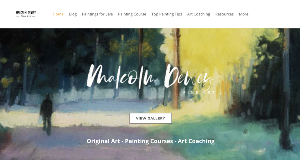 online acrylic painting class vy malcolm dewey 