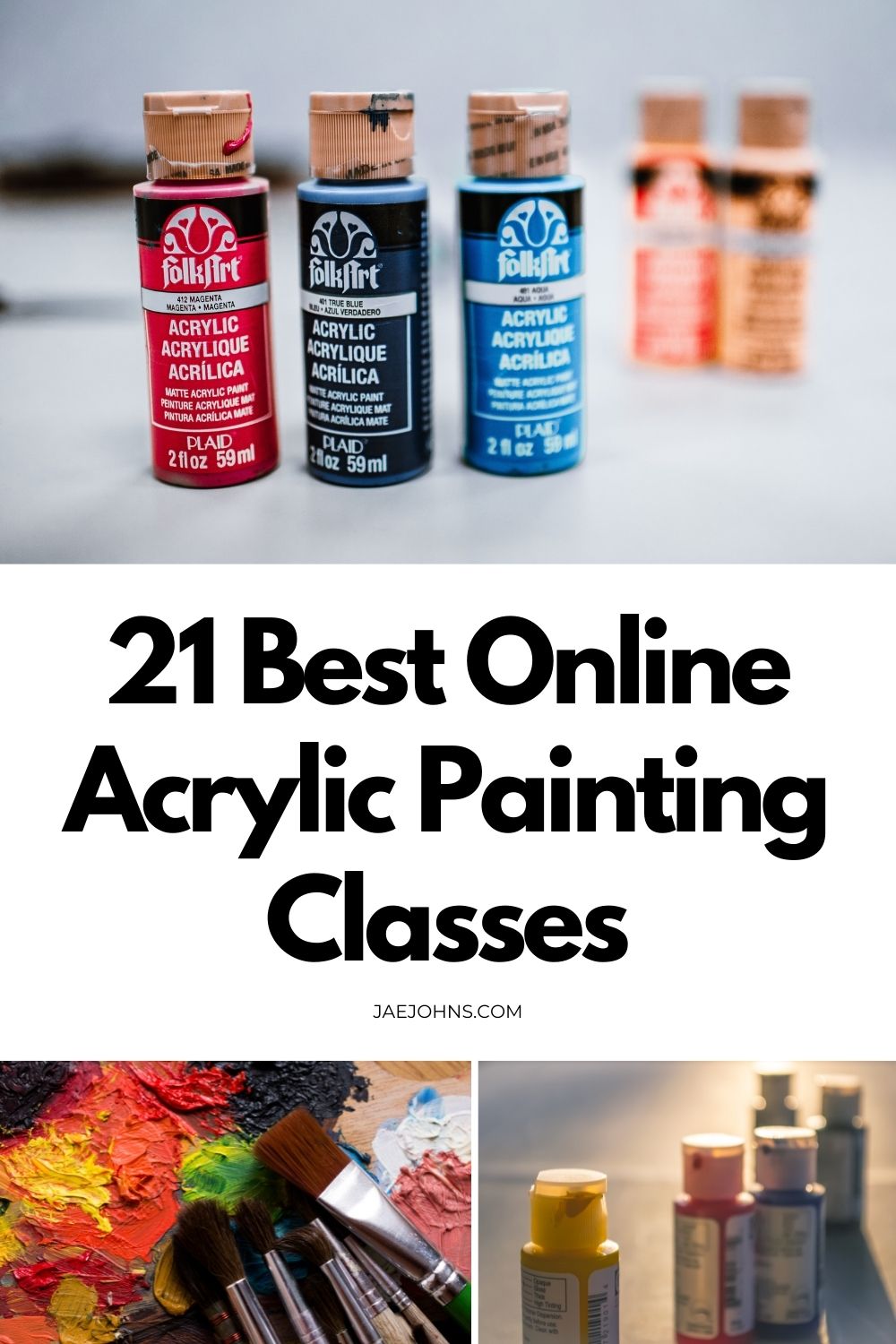 23 Best Online Acrylic Painting Classes Jae Johns   Online Acrylic Painting Classes Pin 