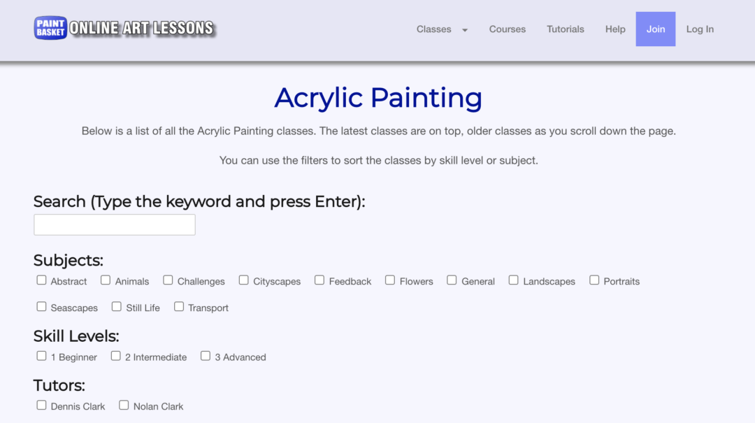 23 Best Online Acrylic Painting Classes - Jae Johns