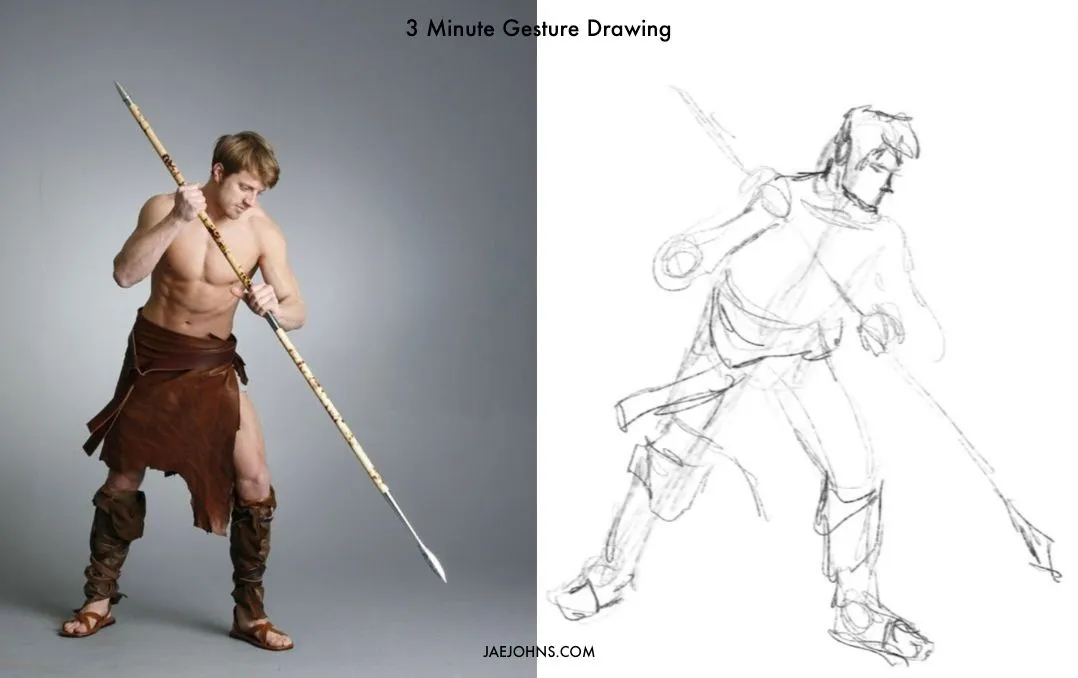 how to gesture draw - final 3 mins