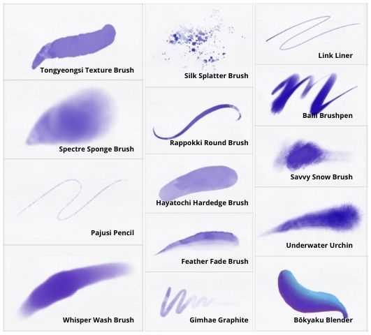 watercolor wow brush preview