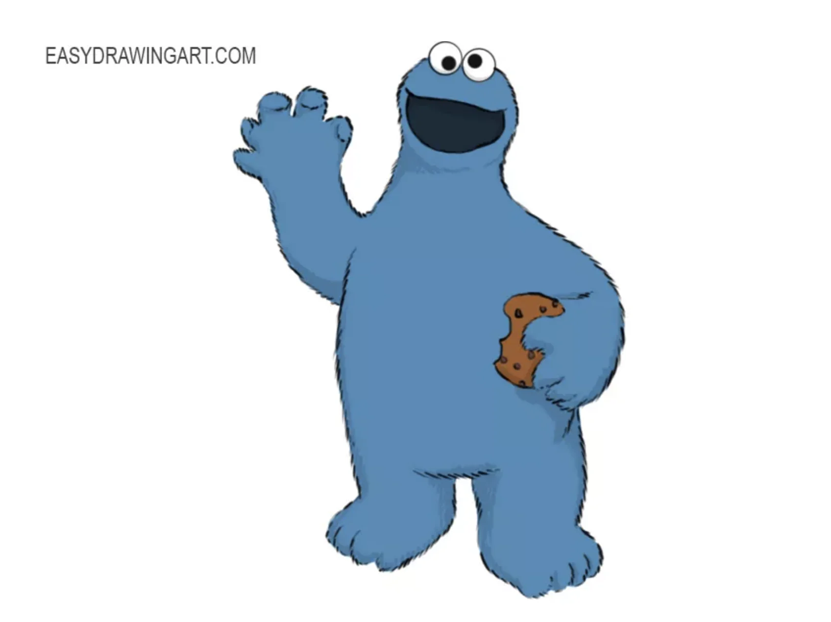 draw cookie monster