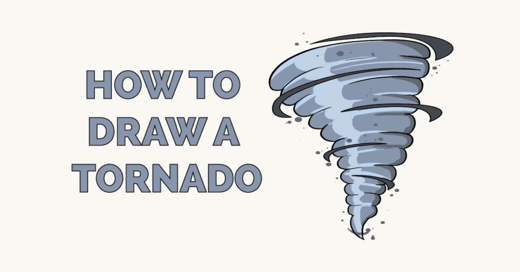 how to draw a tornado