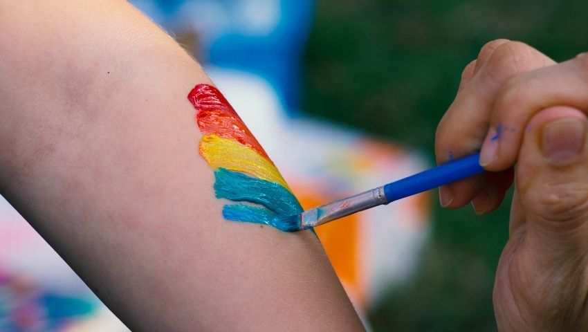 Is Acrylic Paint Safe For Skin 