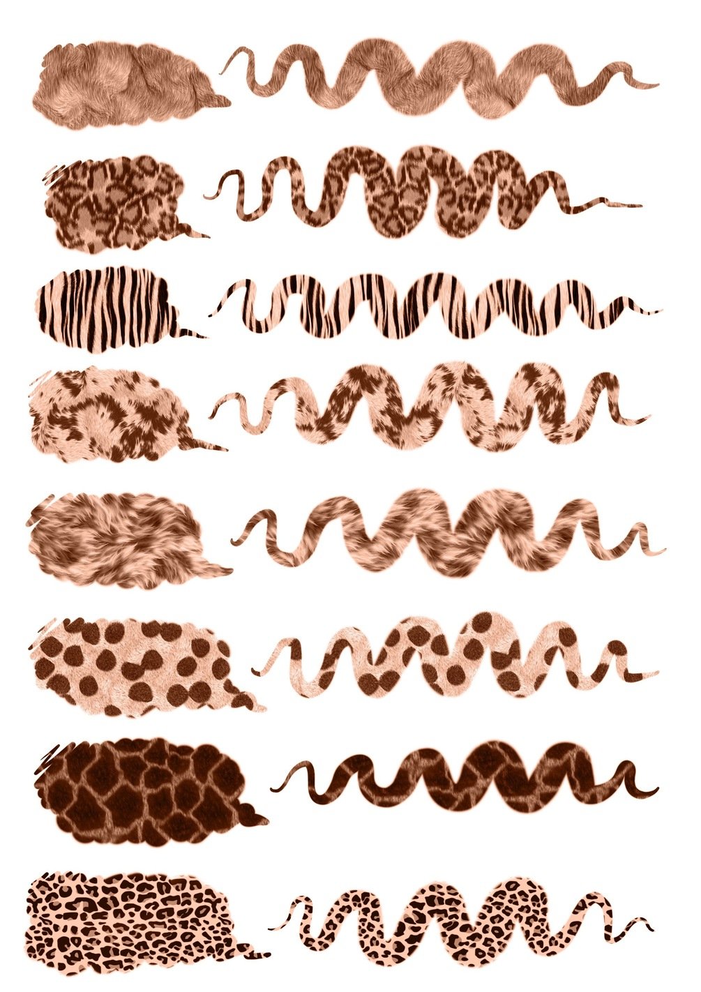 cheetah print brush procreate free